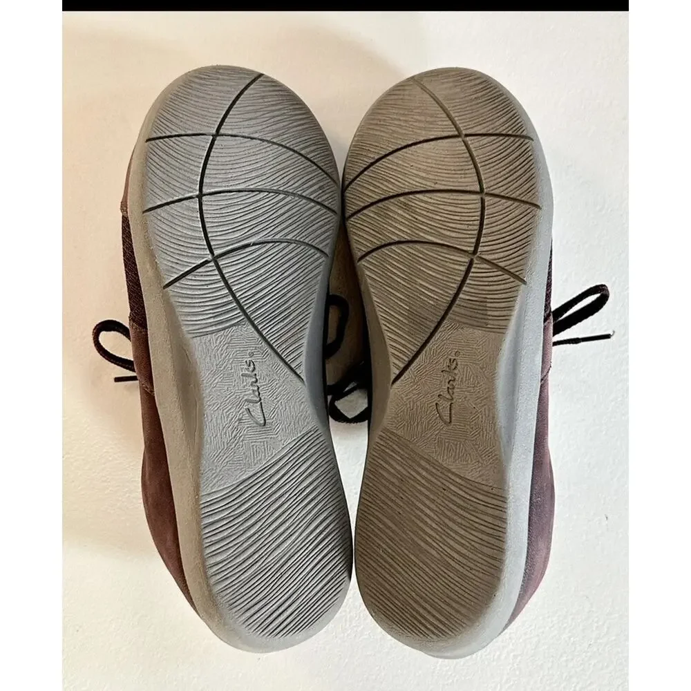 Clarks CloudSteppers Sillian Emma Size 10 Women's Purple Casual Shoes